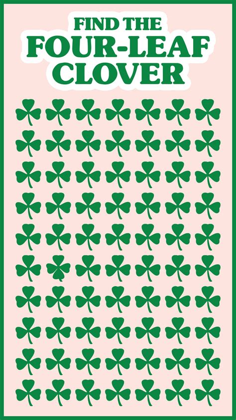And the same plants usually produce four-leaf clovers year after year. . Four leaf clovers some say crossword